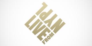 Gold LIVE from NYPL logo