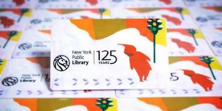 Snowy Day library card