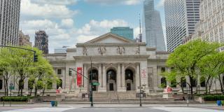 Exterior of 42nd Street library