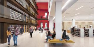 Rendering of the SNFL lobby