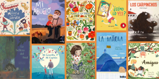 Images of book covers from NYPL's list of best Spanish books for kids