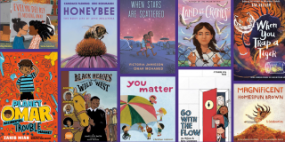 Book covers of NYPL's Best Books for Kids, including titles like You Matter, Honeybee, When You Trap a Tiger, and more