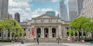 Exterior of 42nd Street library